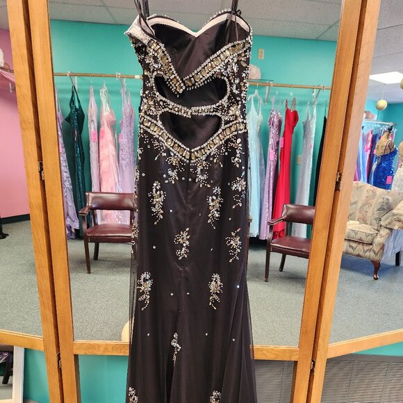 Mori Lee 95088 Size 2 Black Prom/Formal Dress - Picture 5 of 7